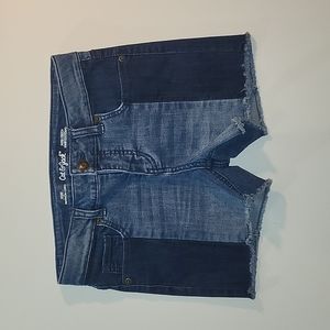 Girls Cat & Jack Super Stretch Jean Shorts (L) 10/12